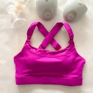 Sweat & Milk Venice 4 Ultimate Support Full Cov Nursing & Pumping Sports Bra